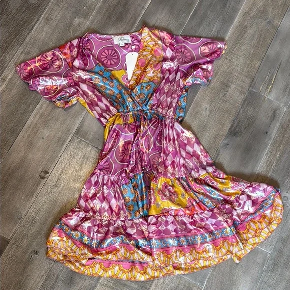 Vibrant Multicolor Bianca Paris dress - Picture 1 of 7